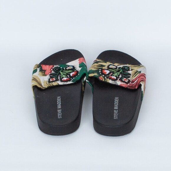 Steve Madden Floral Patches‎ Slide Sandals Size 5 - Picture 5 of 8